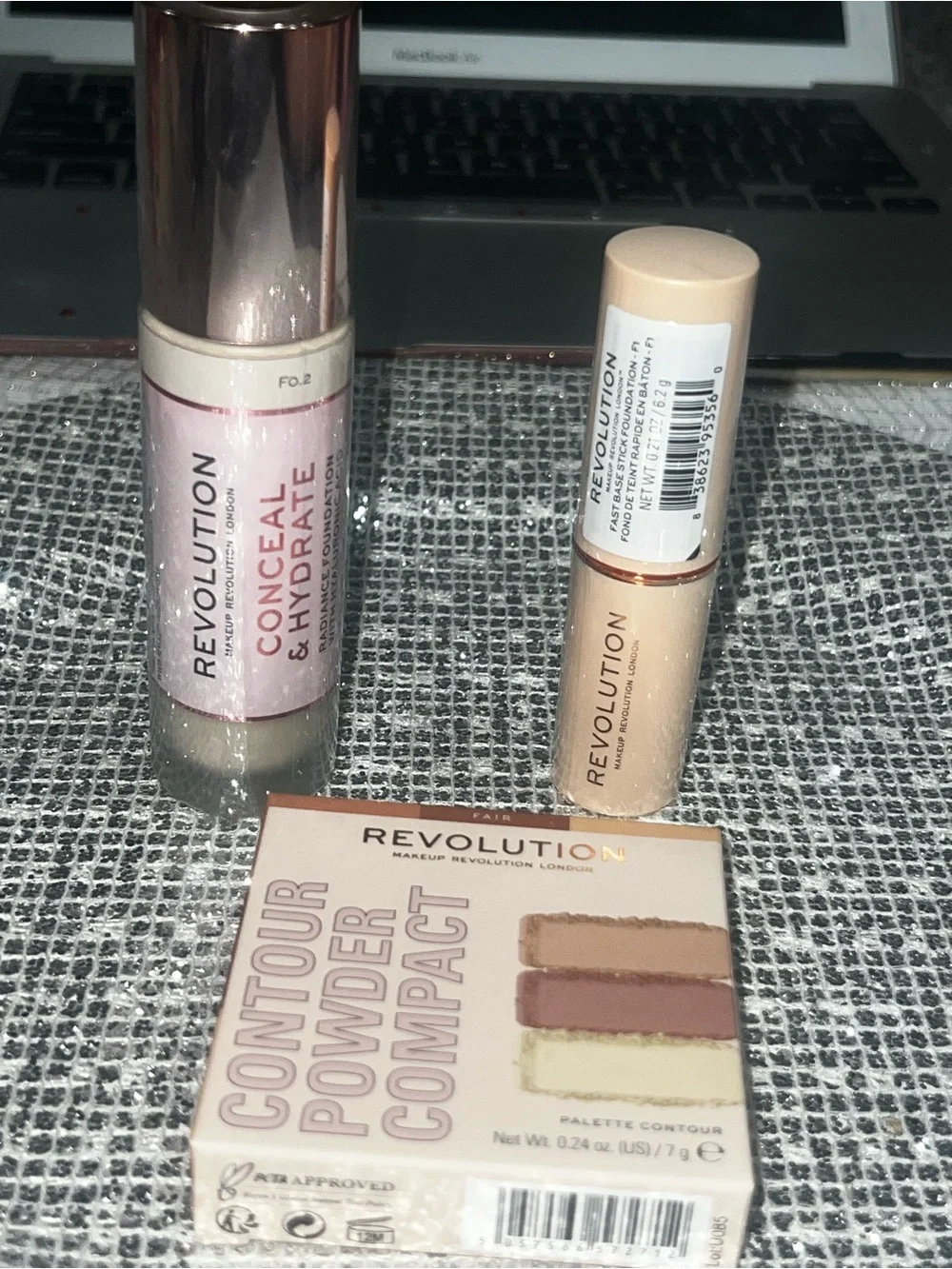 NIB Makeup Revolution 3pc Fair Face Bundle -